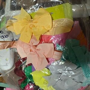 Colorful Hair Bow Set for Kids